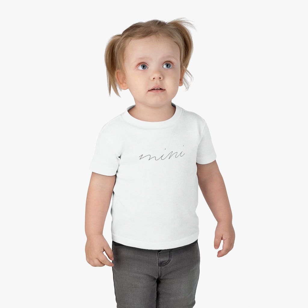 Infant Mini Script - Infant Cotton Jersey Tee