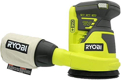 RYOBI 18-Volt Cordless 5 in.Random Orbit Sander Kit with Battery and Charger (Renewed)