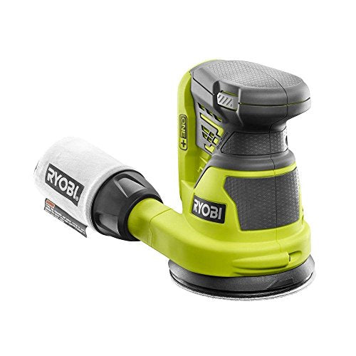 RYOBI 18-Volt Cordless 5 in.Random Orbit Sander Kit with Battery and Charger (Renewed)