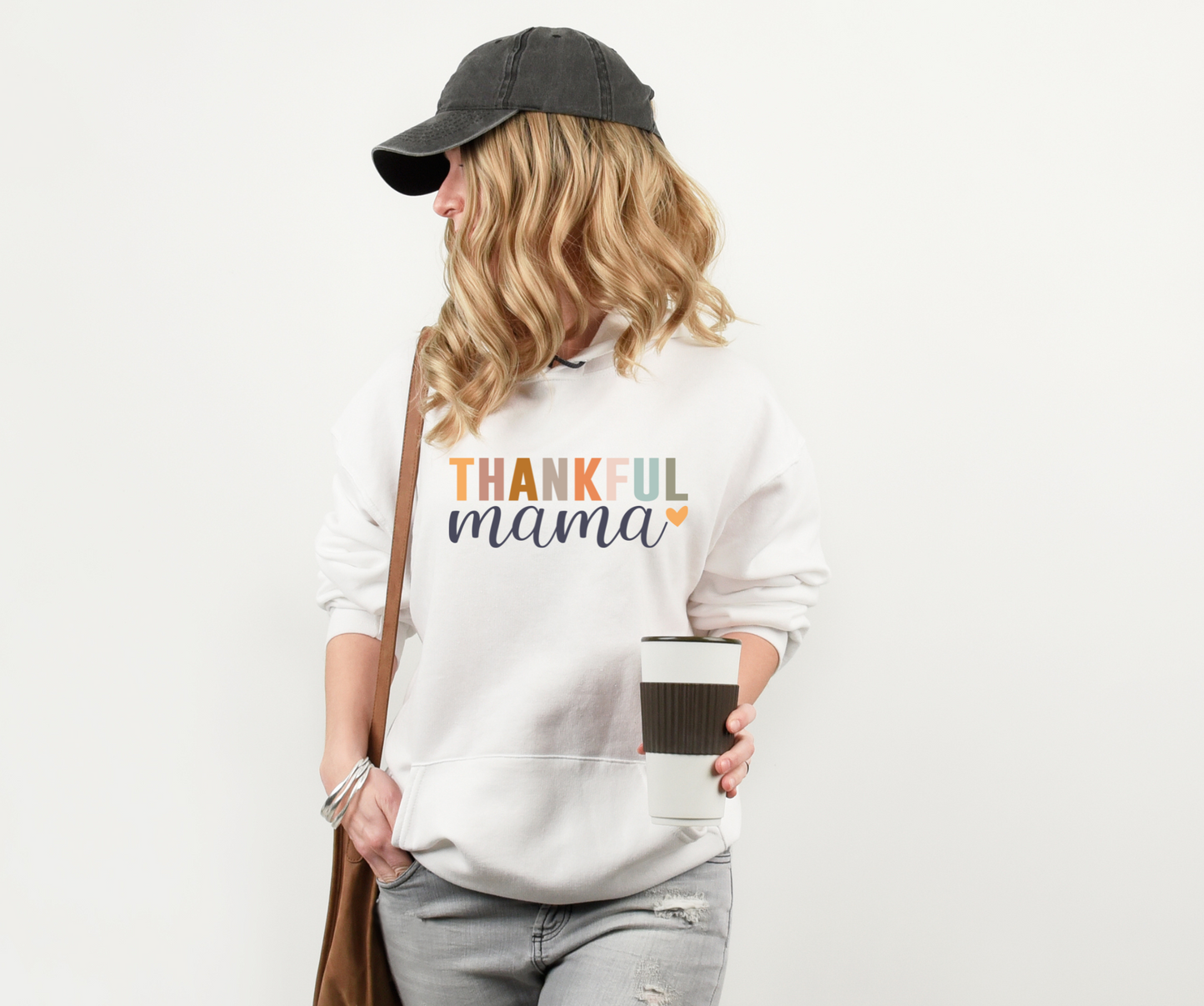 Thankful Mama - Unisex Heavy Blend™ Hooded Sweatshirt