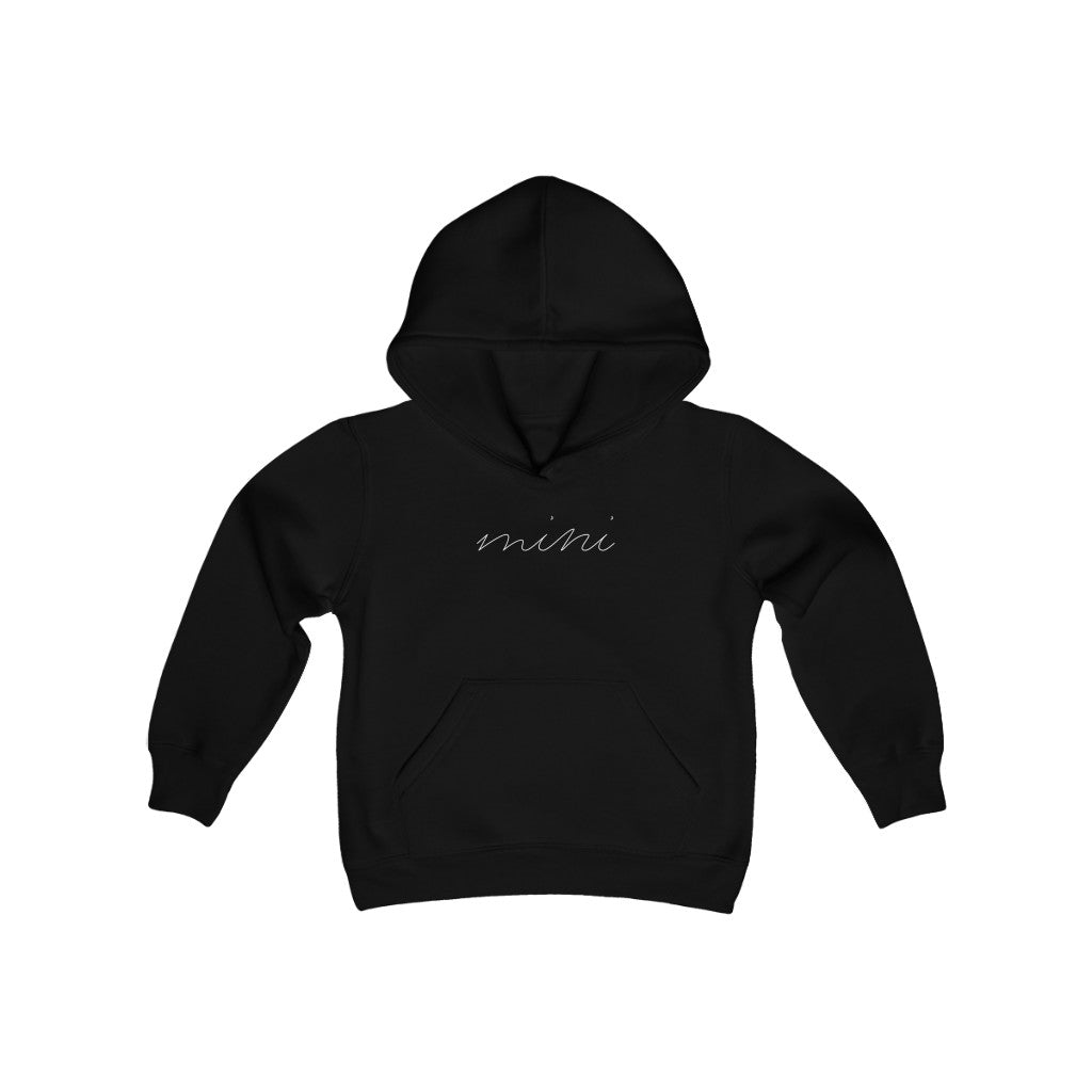 Youth Mini Script - Heavy Blend Hooded Sweatshirt