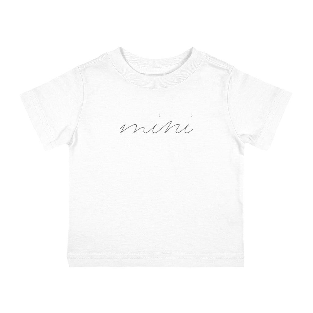 Infant Mini Script - Infant Cotton Jersey Tee